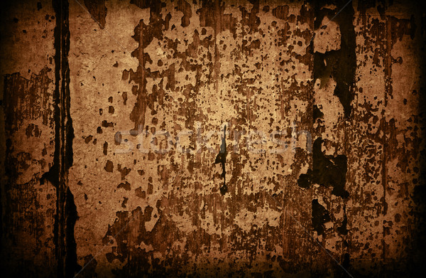 Brown grungy wall Stock photo © ilolab