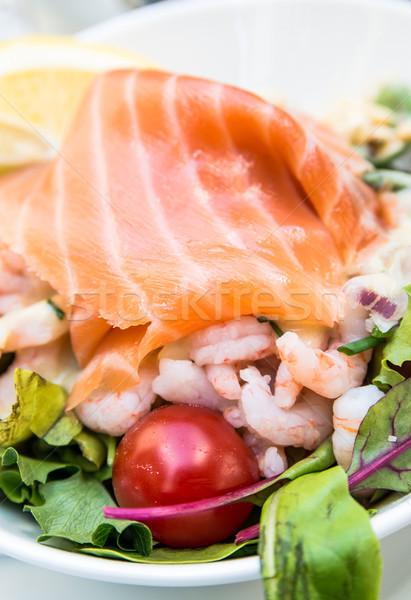 Fresh seafood salad Stock photo © ilolab