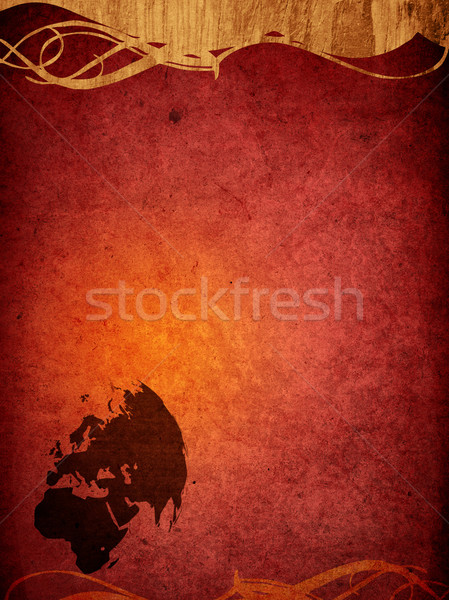 Europa kaart vintage business Stockfoto © ilolab