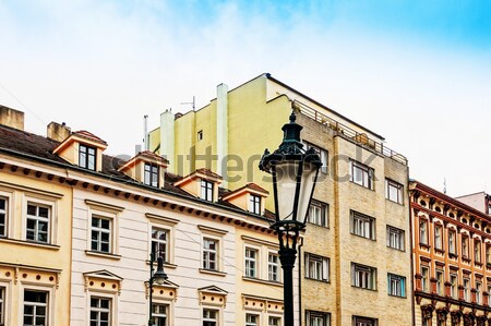 Uitzicht op straat centraal Warschau stad straat reizen Stockfoto © ilolab