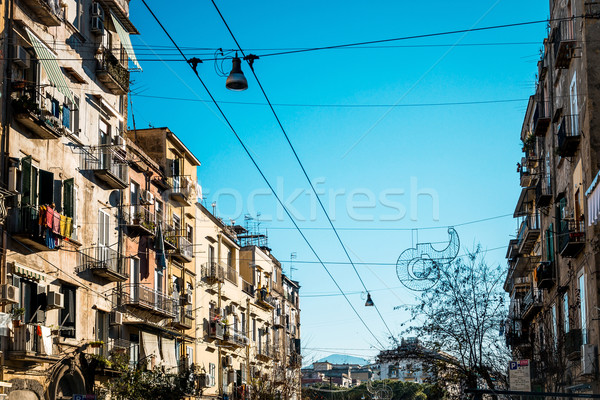 ストリートビュー 旧市街 ナポリ 市 イタリア ヨーロッパ ストックフォト © ilolab