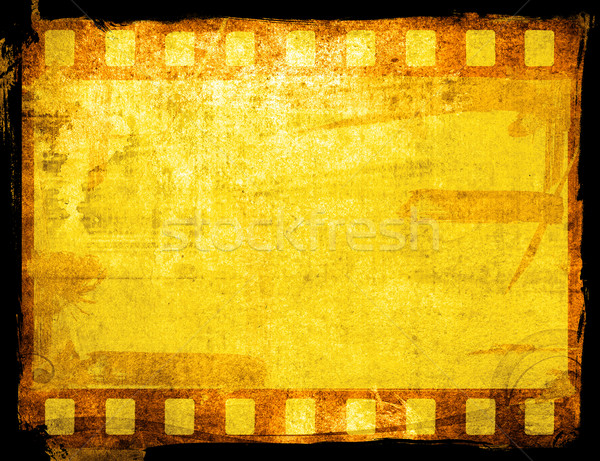 Groot filmstrip texturen achtergronden frame film Stockfoto © ilolab