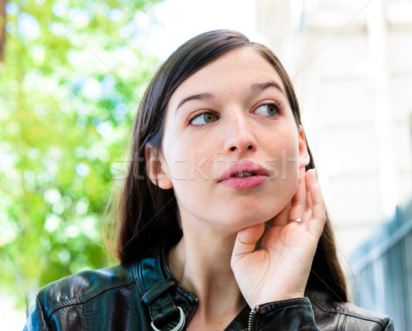 outdoor portrait young woman  Stock photo © ilolab