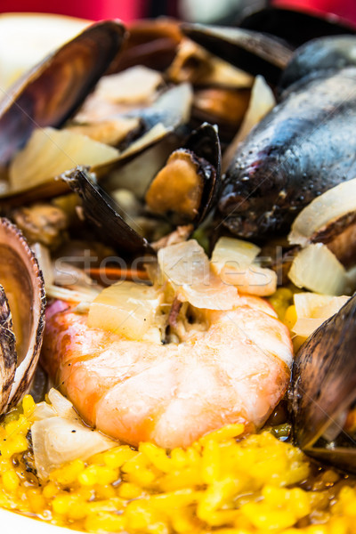 Stock photo: spanish food paella