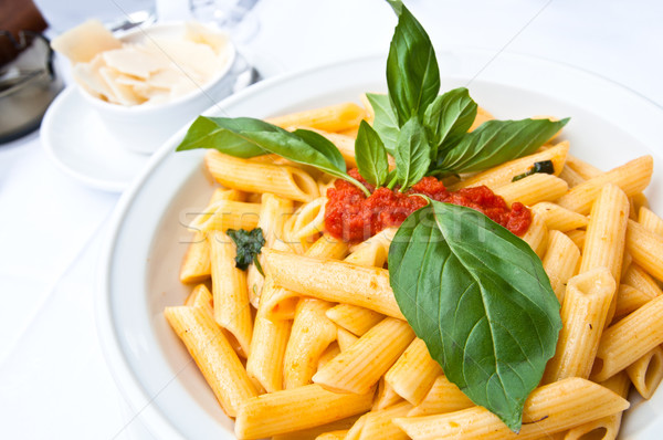 Italian meat sauce pasta Stock photo © ilolab
