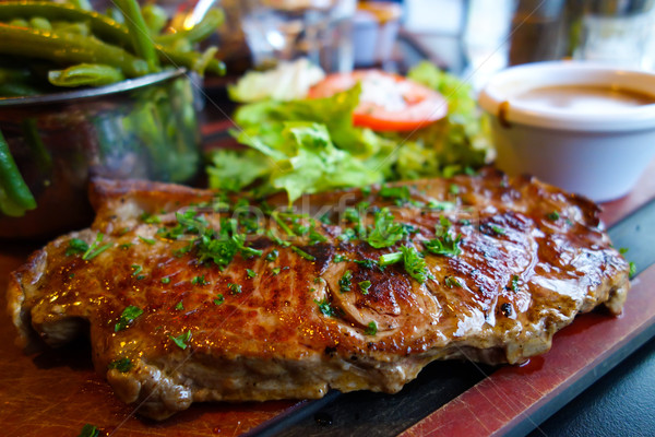 juicy steak Stock photo © ilolab