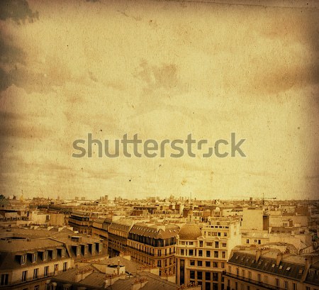 старомодный Париж Франция пространстве текста изображение Сток-фото © ilolab