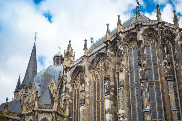 [[stock_photo]]: Belle · vue · sur · la · rue · traditionnel · vieux · bâtiments · Allemagne