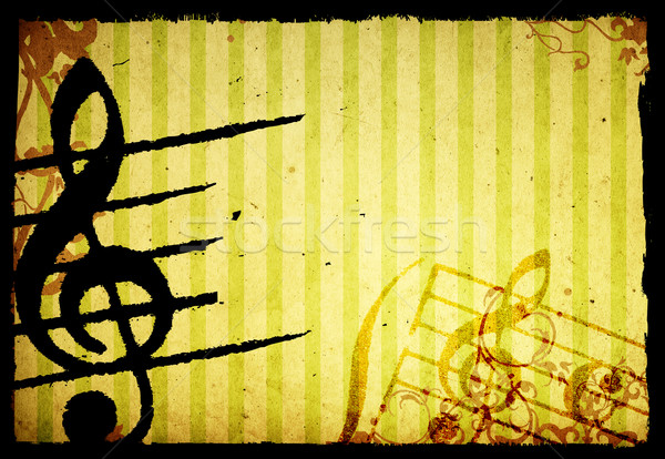 Musica abstract grunge melodia texture Foto d'archivio © ilolab