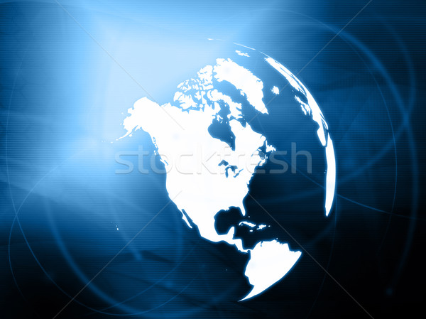 America map technology-style artwork Stock photo © ilolab