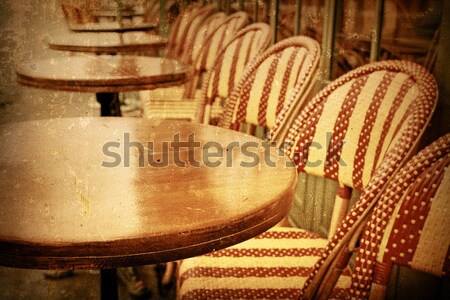 old-fashioned Cafe terrace Stock photo © ilolab