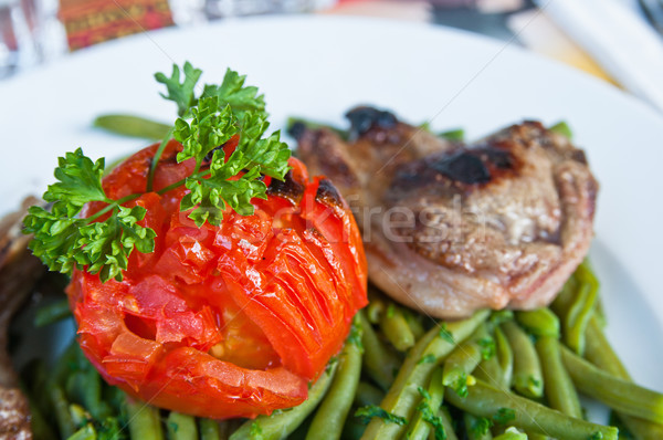 Delicious juicy steak beef meat Stock photo © ilolab