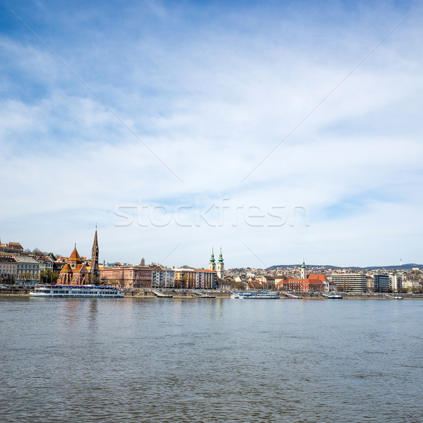 Budapest Hongrie 20 traditionnel vieux bâtiments [[stock_photo]] © ilolab