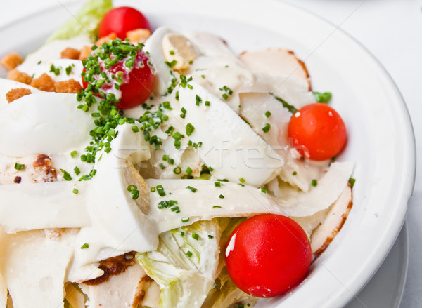 Fresh chicken salad with tomatoes Stock photo © ilolab