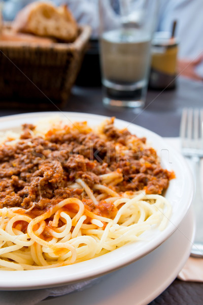 Italian meat sauce pasta  Stock photo © ilolab