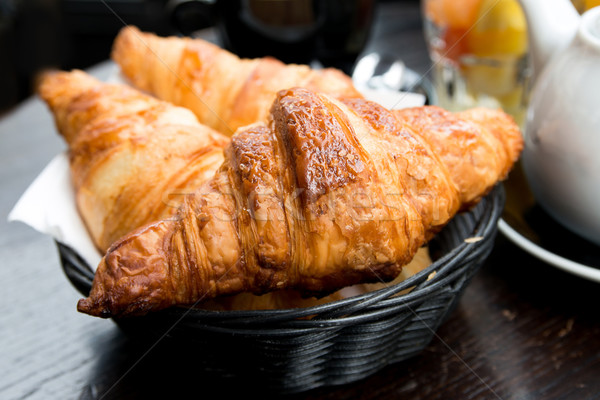 fresh croissant Stock photo © ilolab