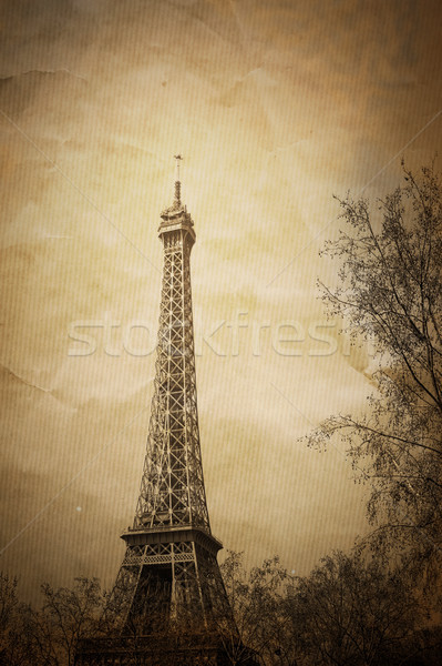 The Eiffel Tower (nickname La dame de fer, the iron lady),The to Stock photo © ilolab