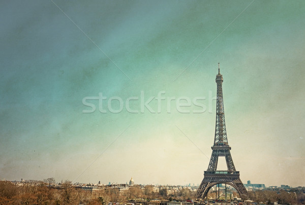 Vintage Eiffel Tower Stock photo © ilolab