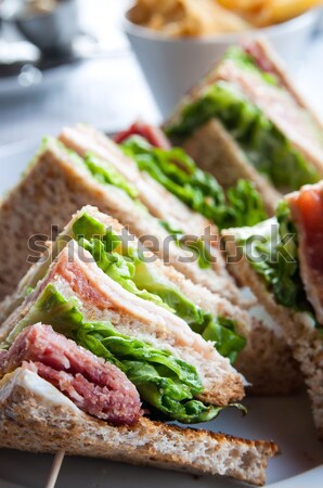 Gegrild biefstuk gegrild vlees plaat hete saus Stockfoto © ilolab