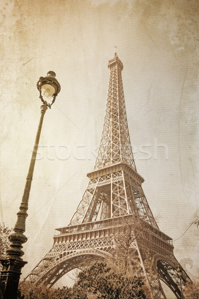 Vintage Eiffel Tower Stock photo © ilolab