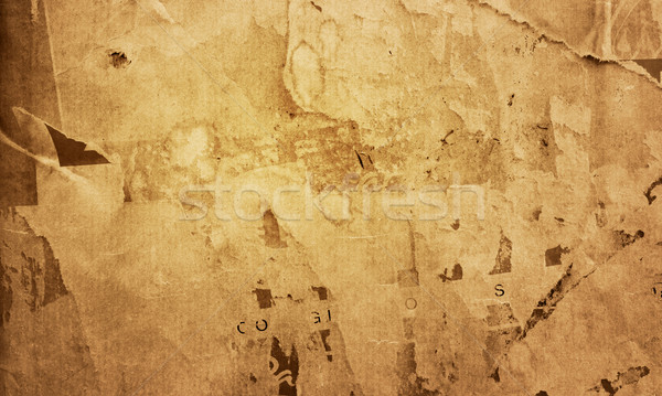 Vieux minable papier textures parfait espace [[stock_photo]] © ilolab