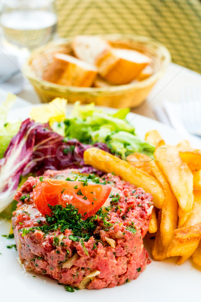 tasty tartare Stock photo © ilolab