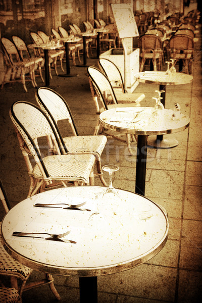 old-fashioned Cafe terrace Stock photo © ilolab