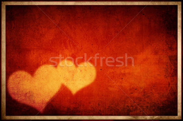 Kedvesem tökéletes űr szív háttér házasság Stock fotó © ilolab
