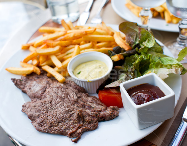 juicy steak beef meat  Stock photo © ilolab