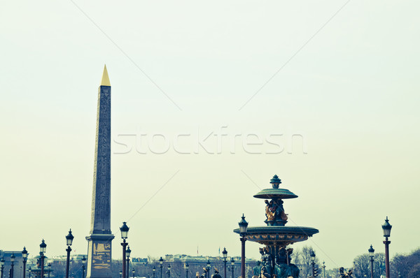 Place de la Concorde Stock photo © ilolab