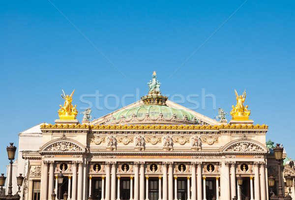 Opera Paris bir mimari şehir seyahat Stok fotoğraf © ilolab