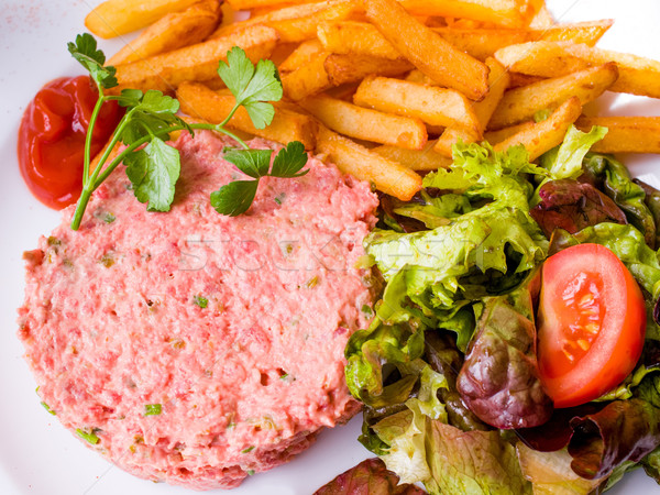 tasty Steak tartare  Stock photo © ilolab