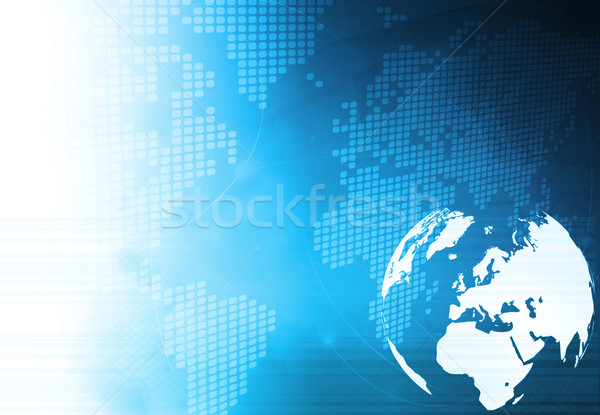 Europa kaart abstract achtergrond aarde Stockfoto © ilolab