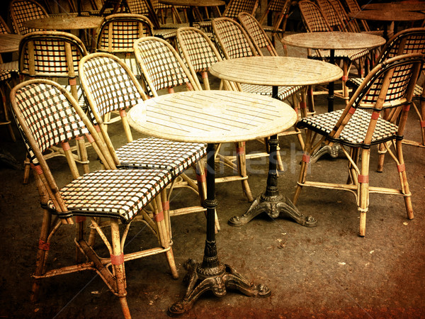 old-fashioned Cafe terrace Stock photo © ilolab