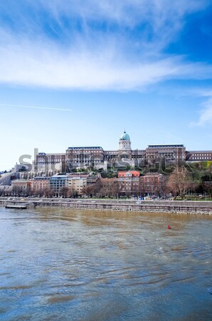 Сток-фото: красивой · мнение · исторический · королевский · дворец · Будапешт