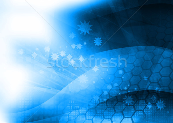 [[stock_photo]]: Résumé · cool · vagues · lumière · technologie · liquide