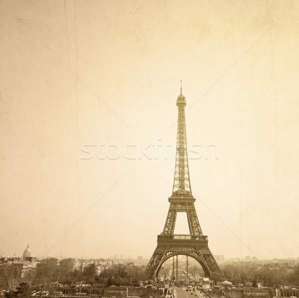 Vintage Eiffel Tower Stock photo © ilolab