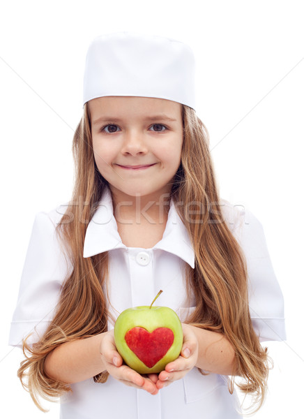 An apple a day keeps the doctor away Stock photo © ilona75