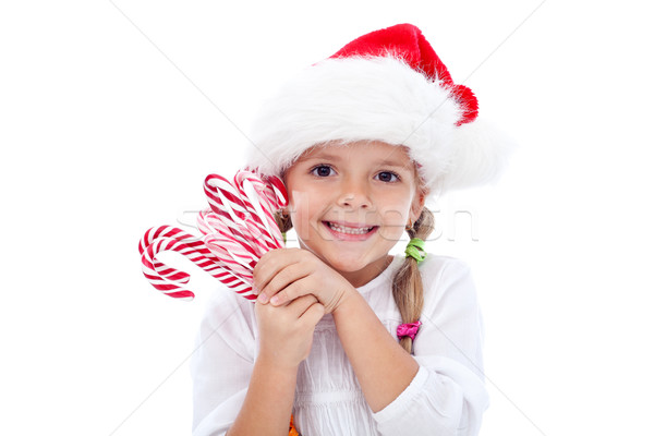 Foto stock: Mi · Navidad · feliz · riendo · nina