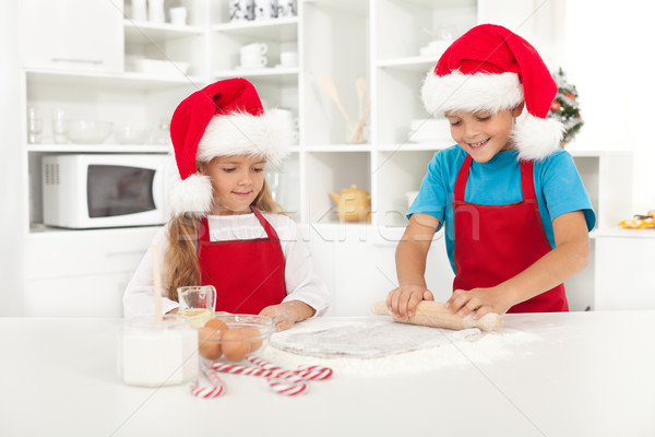 Making surprise christmas cookies Stock photo © ilona75
