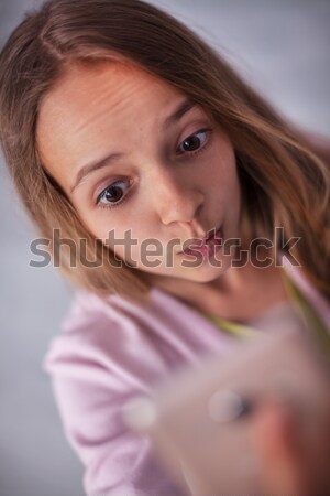 Jovem adolescente menina Foto stock © ilona75