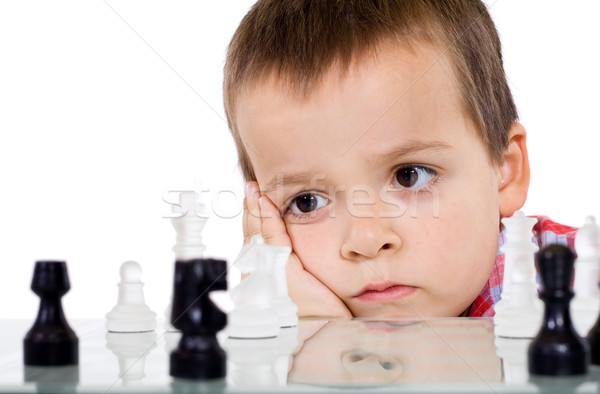 Serious problem solving concept Stock photo © ilona75