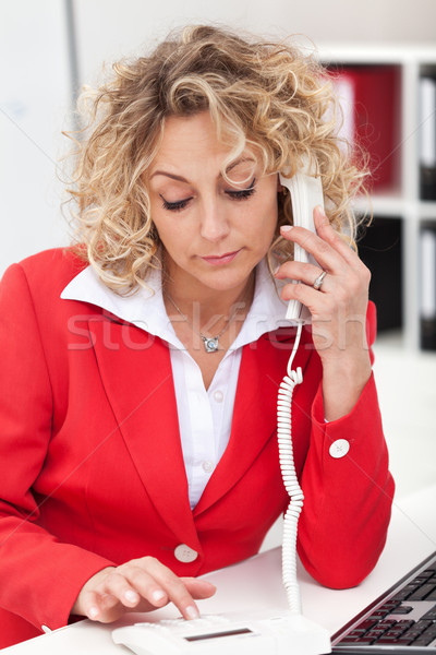 Calling a business partner Stock photo © ilona75