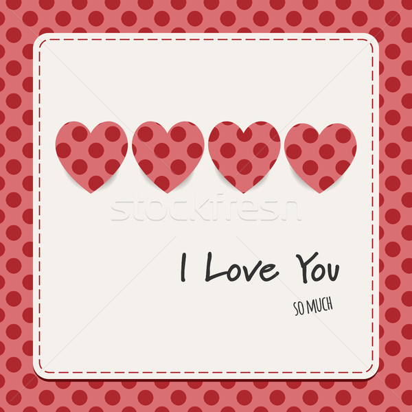 I love you greeting card Stock photo © Imaagio