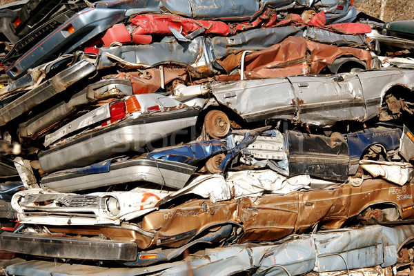 Auto Metall Tod Schiff Rost defekt Stock foto © Imagecom