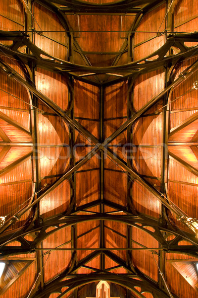 Kilise iç Paskalya Bina ışık pencere Stok fotoğraf © Imagecom