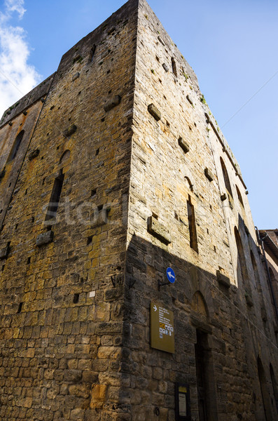 Low angle view of a historical building in a old town Stock photo © imagedb