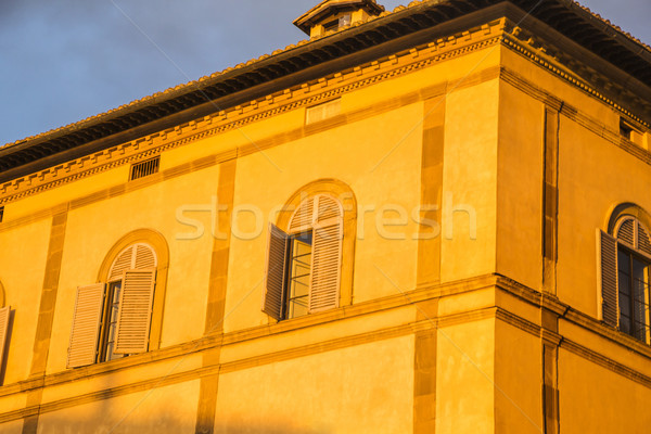View patrimonio costruzione Toscana Italia Foto d'archivio © imagedb