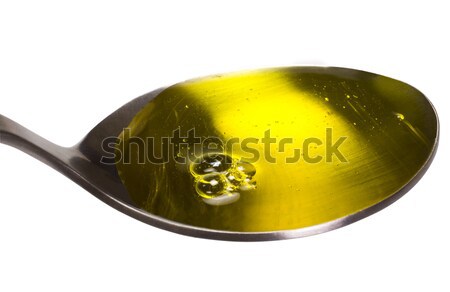 óleo de cozinha Óleo amarelo fotografia fundo branco Foto stock © imagedb