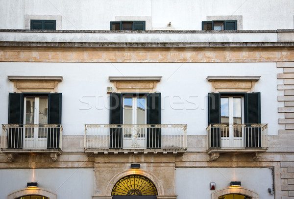 Balconies of a house Stock photo © imagedb